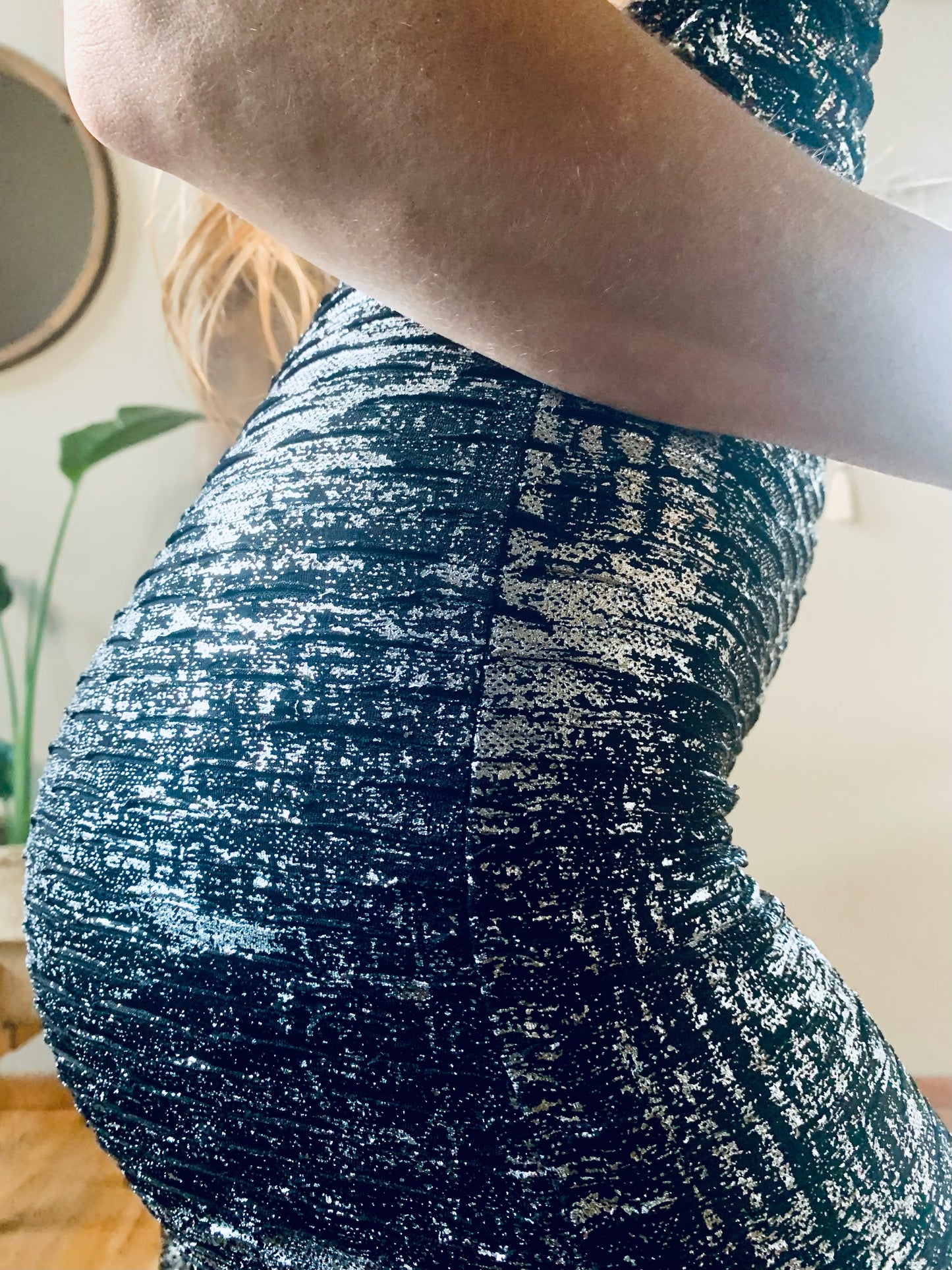 Midnight Silver Onesie