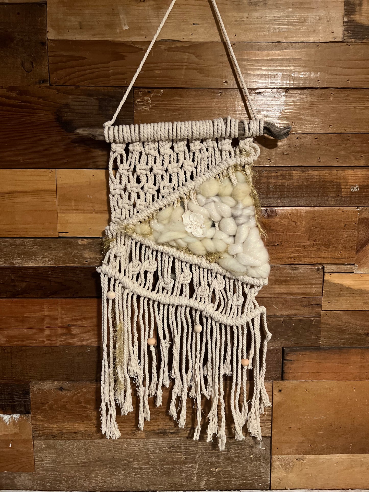 Macrame Wall Hanging w/ Sparkle