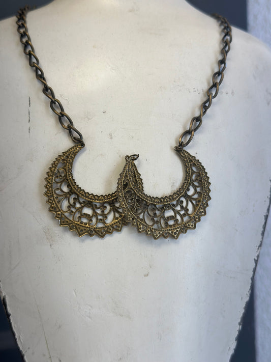 Twin Moons Necklace