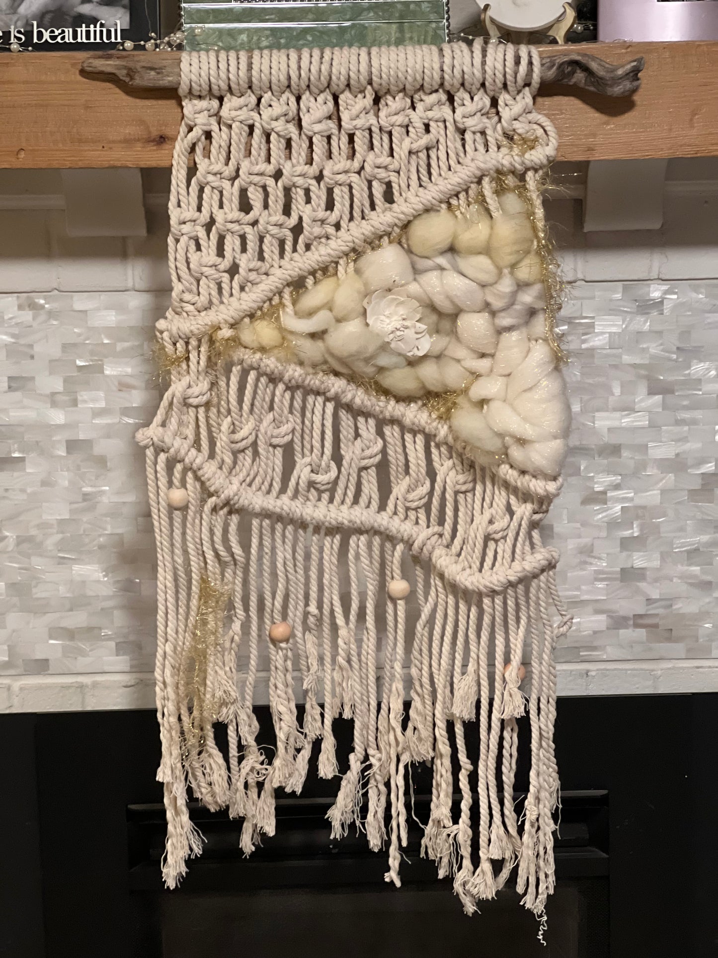 Macrame Wall Hanging w/ Sparkle