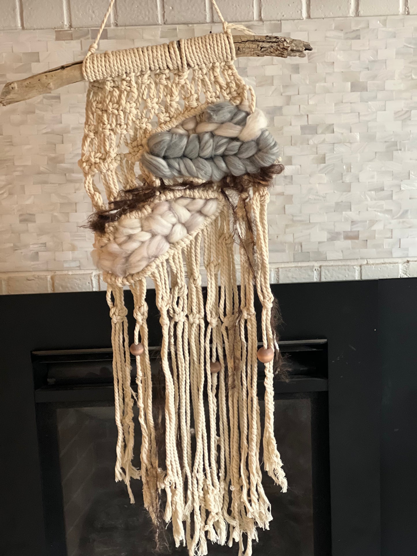 Macrame Wall Hanging: Light & Dark