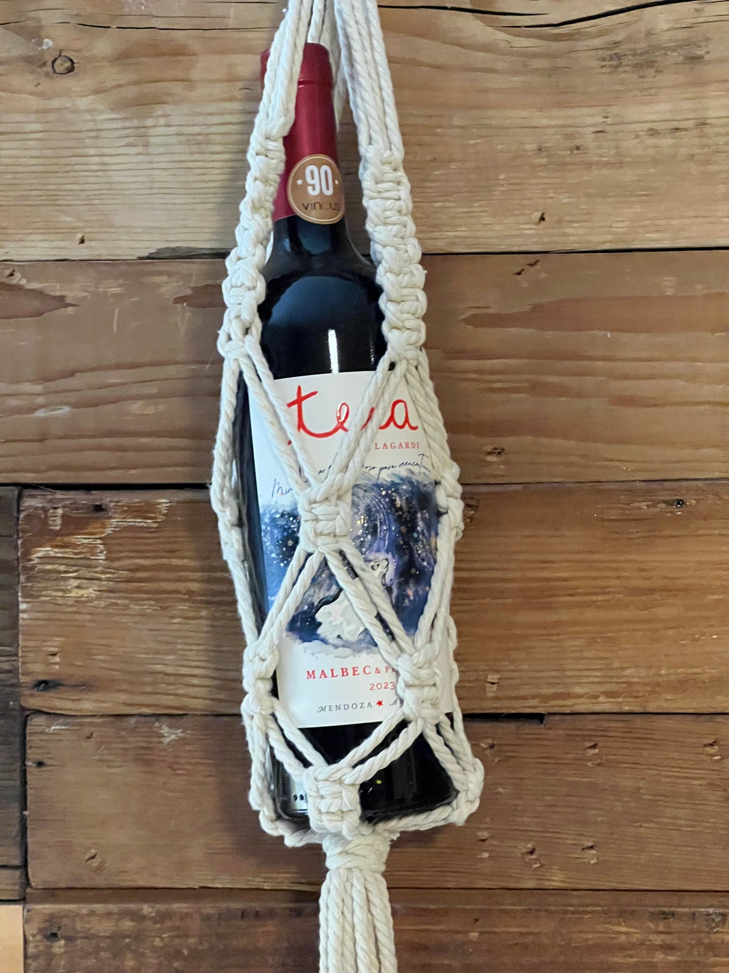 Macrame Bottle Hanger