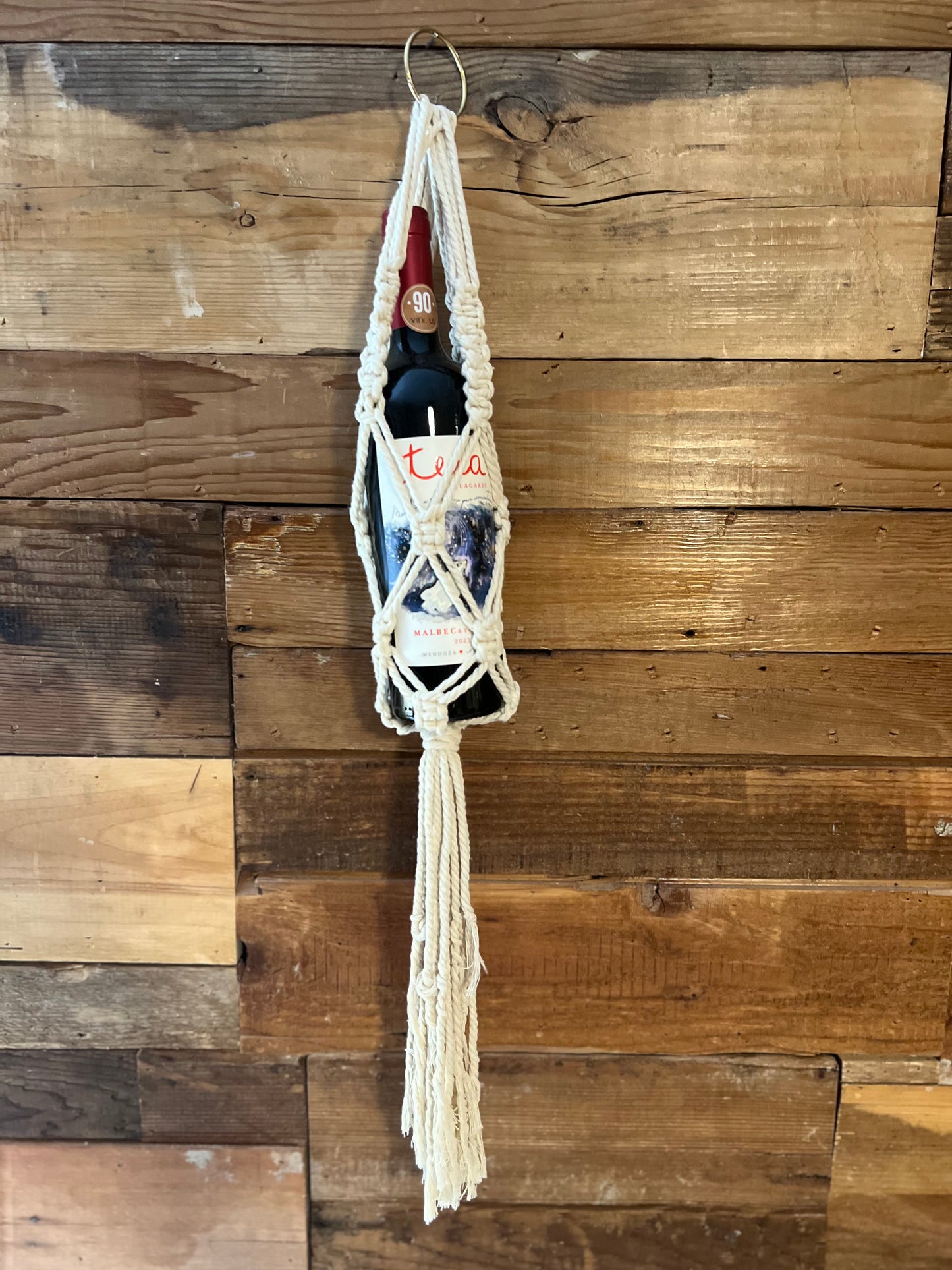 Macrame Bottle Hanger