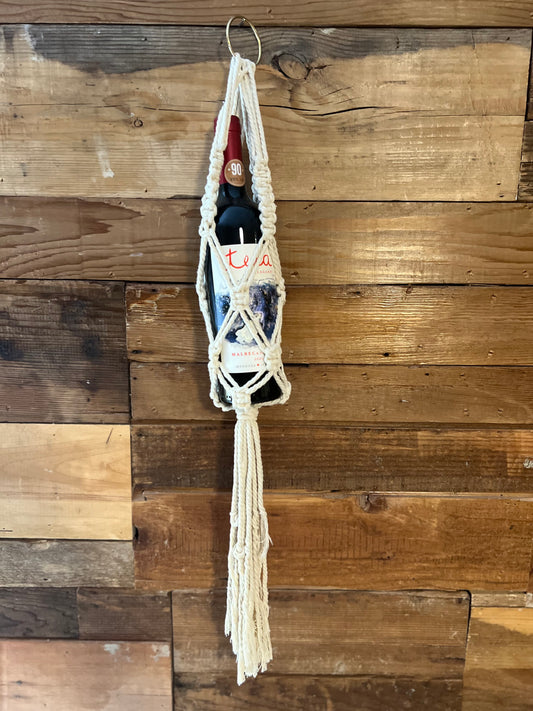 Macrame Bottle Hanger